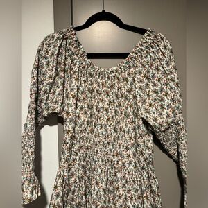 NWT Doen Meribel Dress Crème Fleur D'Avignon size M